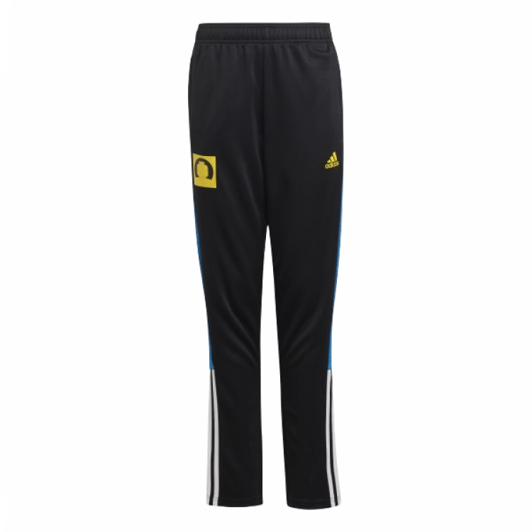 Adidas Adidas Knitted Sweatpants Lego Black/Bright Blue/Yellow Teenagers