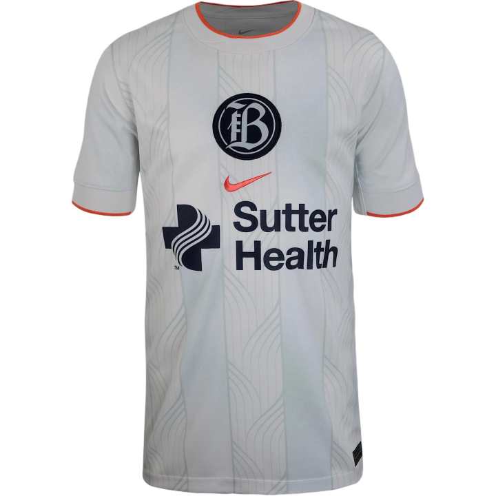 Nike Nike Dri FitBay FC T Shirt White/Night Silver Teenagers