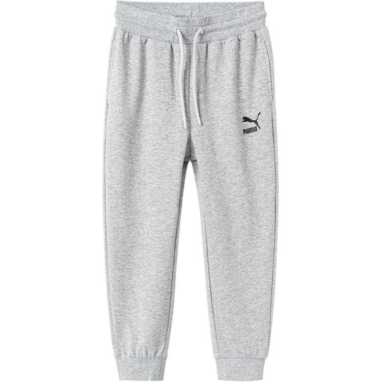 PUMA PUMA Knitted Sweatpants Medium Heather Gray
