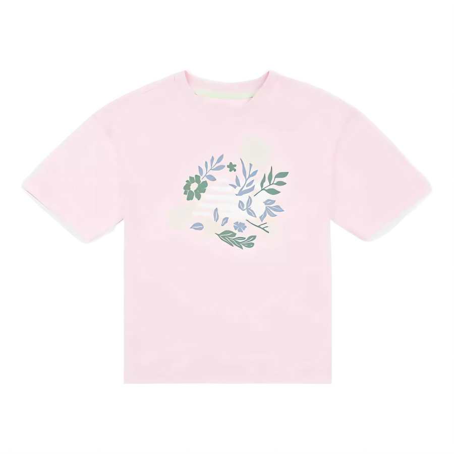 New Balance New Balance Graphic T Shirt Pink Teenagers