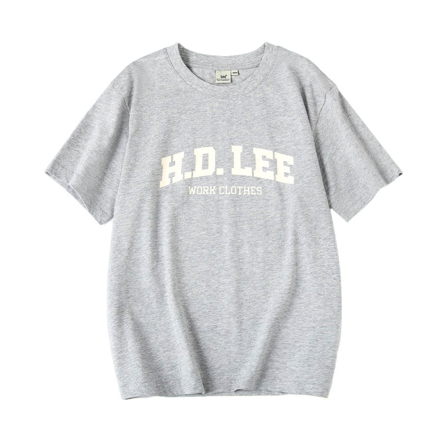 LEE KIDS T Shirt Heather Gray Unisex