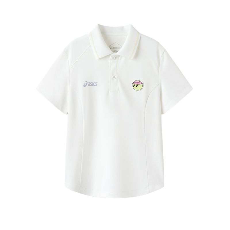 Asics Sports Performance T Shirt 0001 Raw White Children Aged 3 7 Years Old