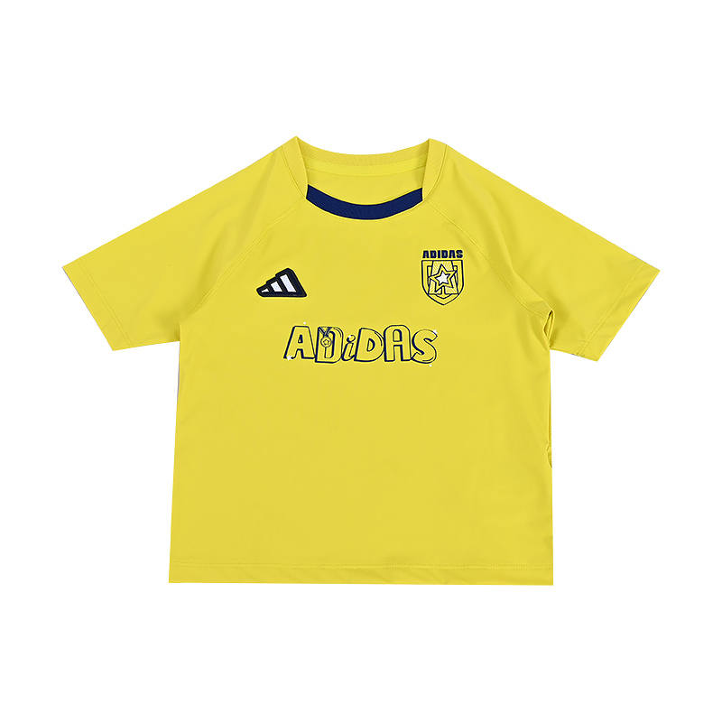 Adidas Adidas T Shirt SS25 Yellow Children Aged 3 7 Years Old