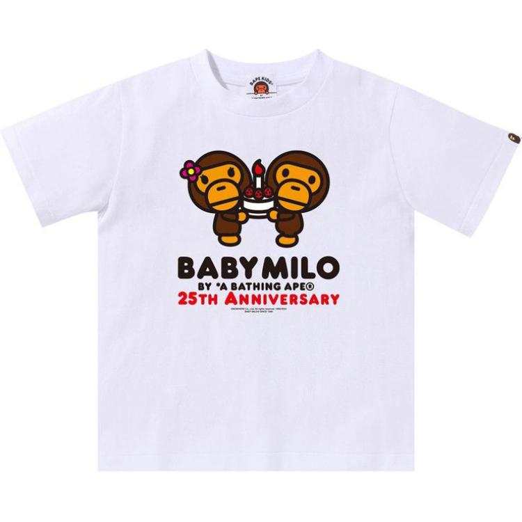 A BATHING APE Kids T Shirts Crew Neck