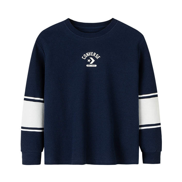 Converse T Shirt Navy Teenagers
