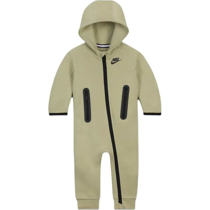 Nike Nike Jumpsuit Sportswear Tech Fleece Olive Infant And Toddler