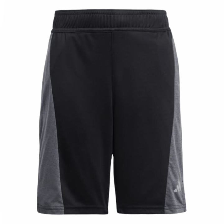 Adidas Adidas TRAINING AEROREADY HEATHER SHORTS KIDS Shorts Teenagers Black/Gray Three/Reflective Silver