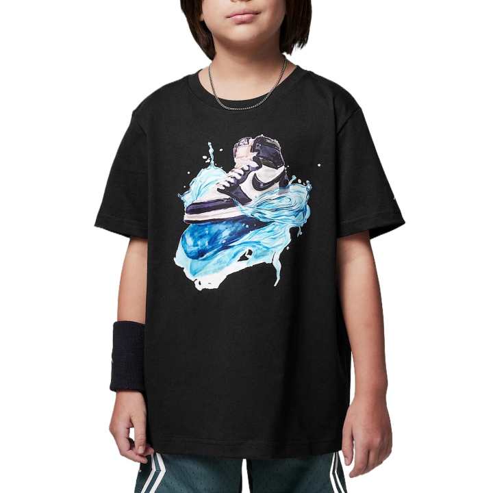 Jordan Jordan AJ1Jumpman T Shirt Black Kids'