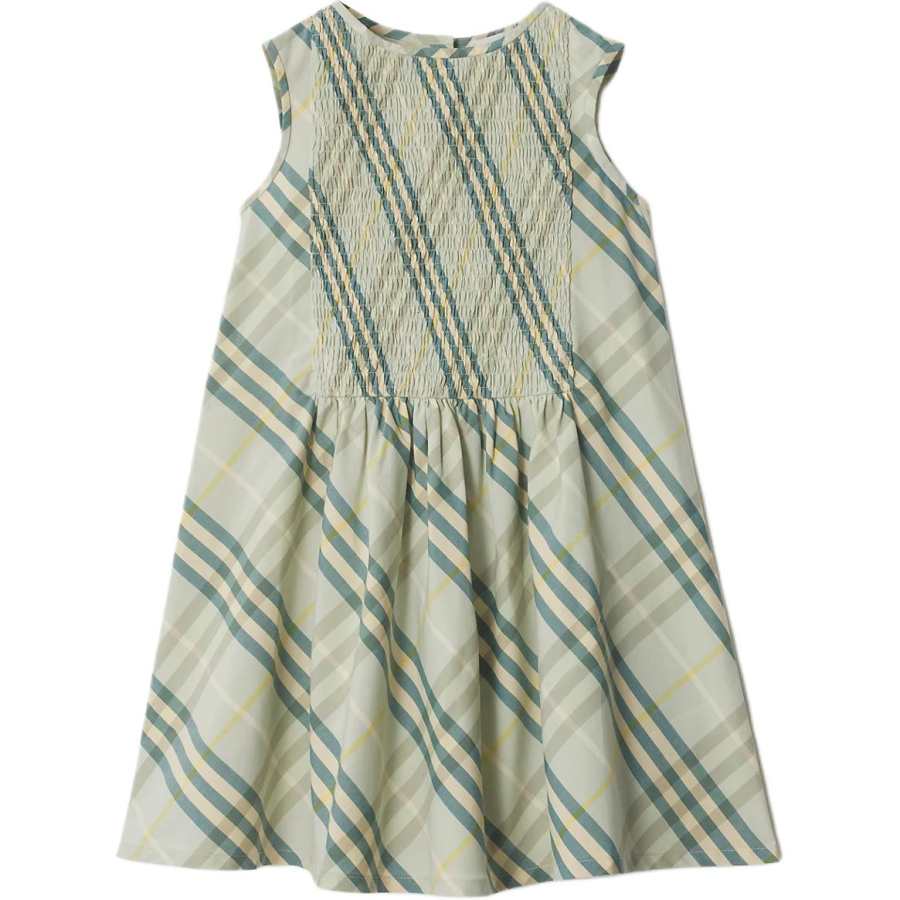 Burberry Dress Light Green Kids'