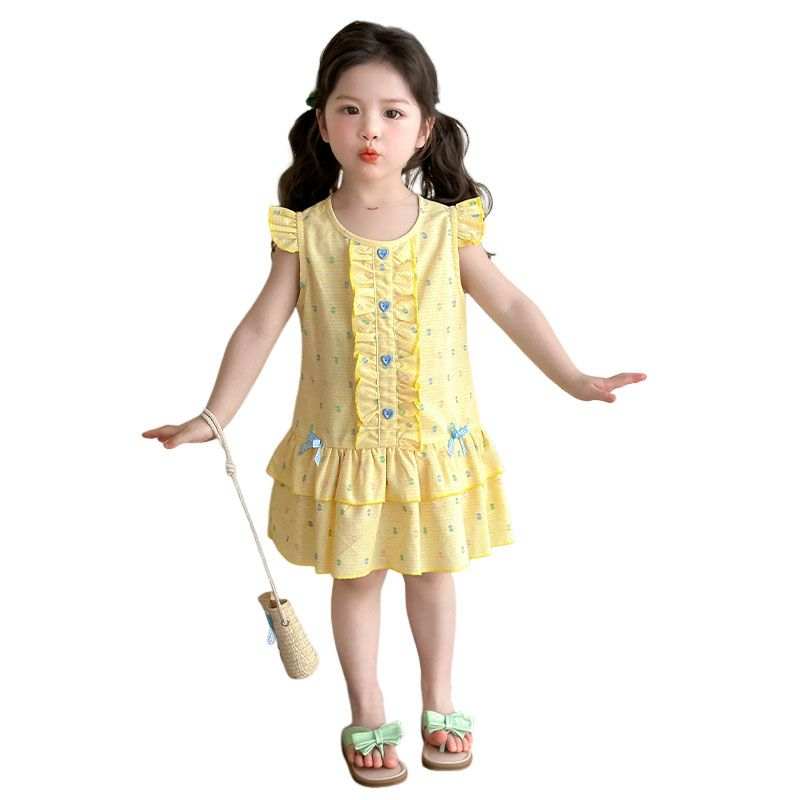 Lanza Dress Yellow Children Aged 3 7 Years Old