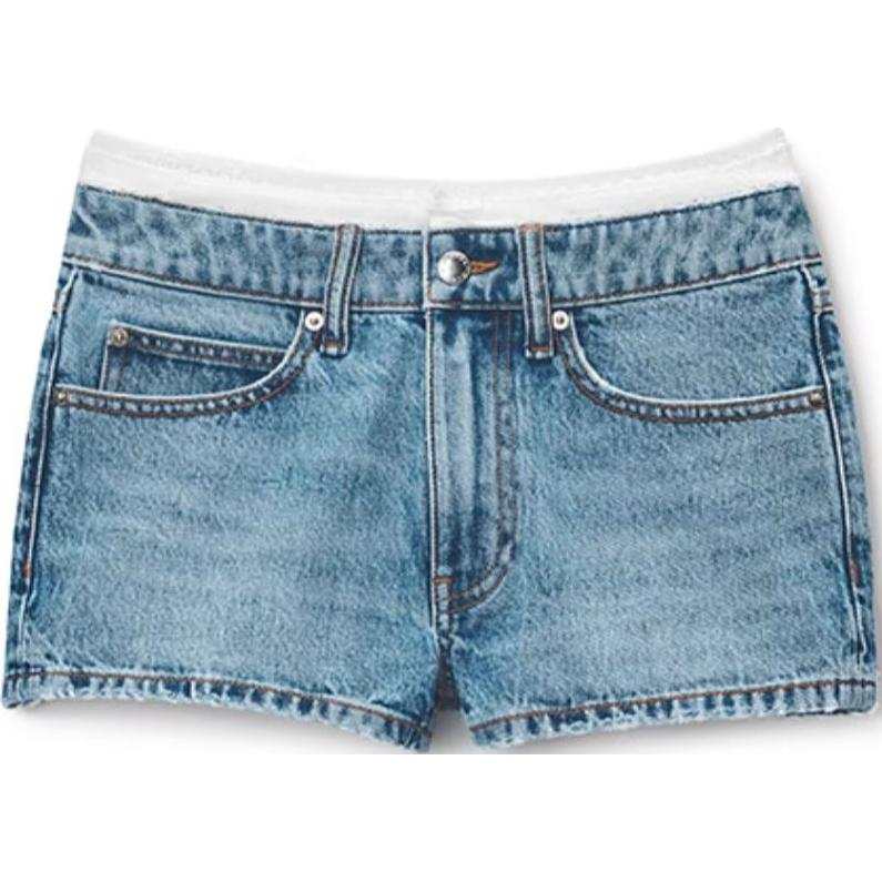 Alexander Wang Alexander Wang high-rise denim shorts