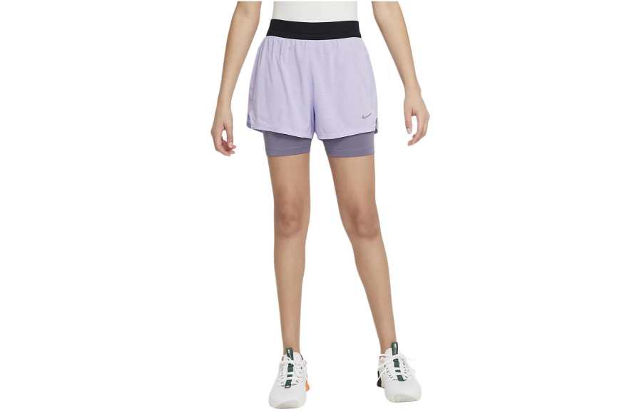 Nike Nike Dri Fit Kids Shorts Kids' Hydrangea Purple/Dawn Deep Purple/Black