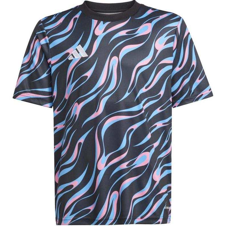 Adidas Adidas T Shirt FW24 Black/Blue Color Children Aged 3 7 Years Old