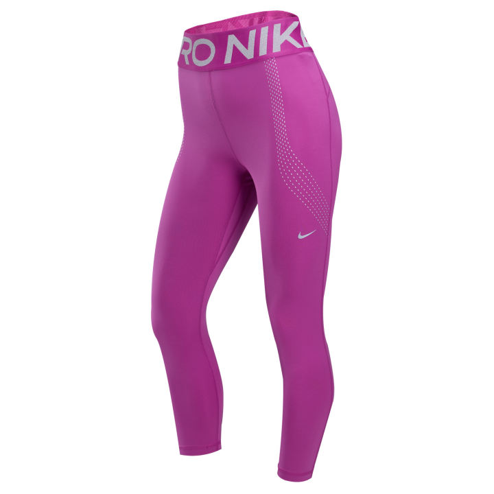 Nike Nike Dri Fit PRO SCULPT Sports Pants Women's Hot Purple Red/Silver