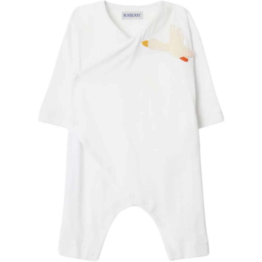 Burberry Crawlers White Infant And Toddler