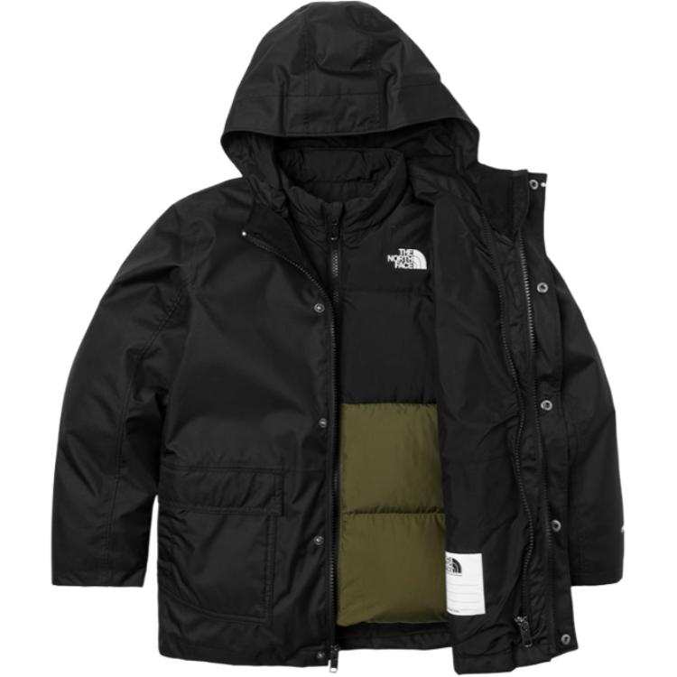 THE NORTH FACE Windbreaker Jacket Olive Green Children Aged 3 7 Years Old