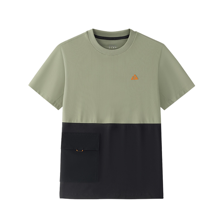 FILA KIDS T Shirt Earth Gray Green Teenagers