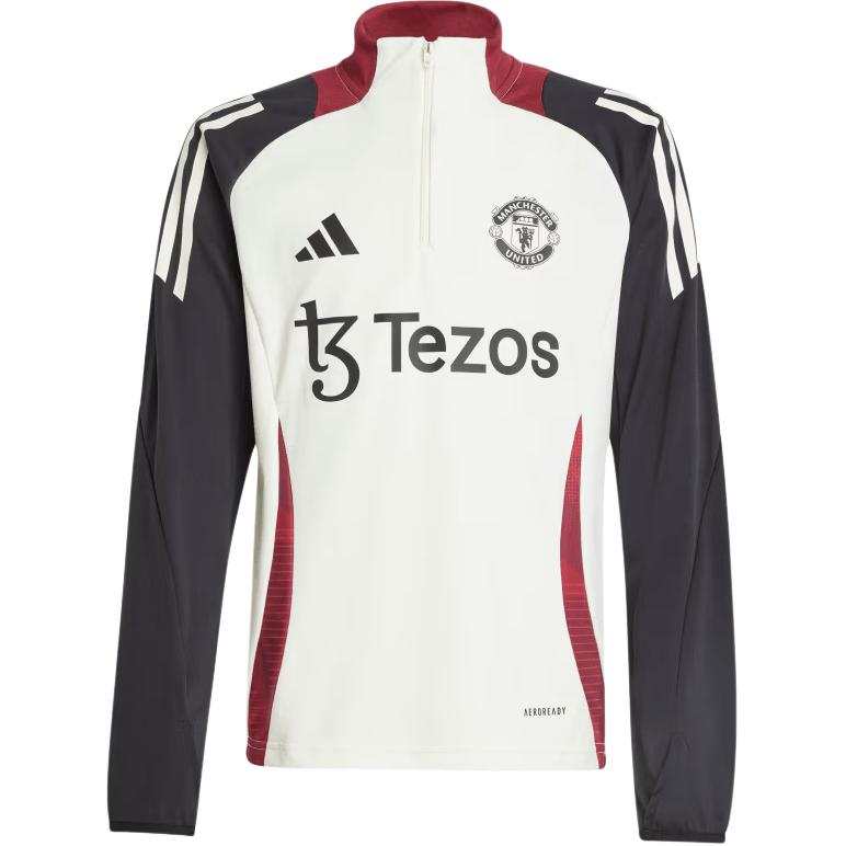 Adidas Adidas Manchester UnitedTiro 24 T Shirt Ecru/Black