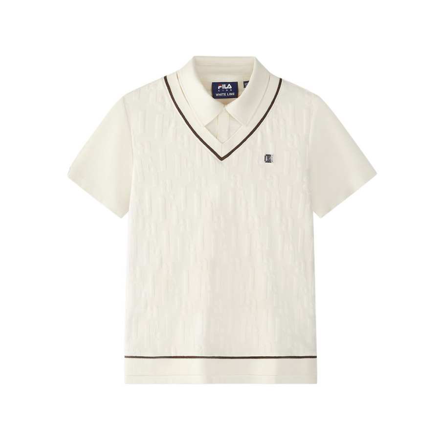 FILA KIDS T Shirt Cloud White Teenagers