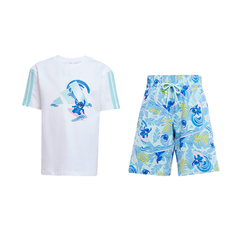 Adidas Adidas x Disney Casual Sportswear White/Semi Shimmer Water Green Kids'