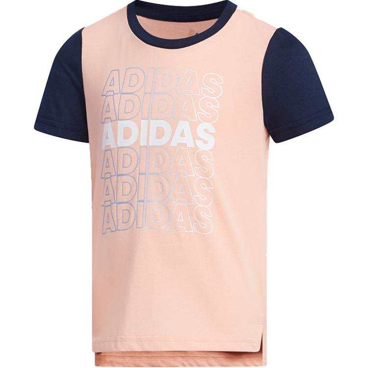 Adidas Adidas T Shirt Pink Children Aged 3 7 Years Old