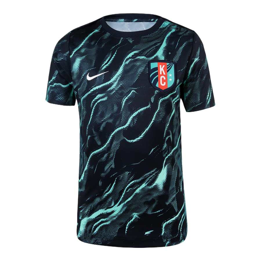 Nike Nike NWSL T Shirt Super Turquoise/Dark Obsidian Color Teenagers