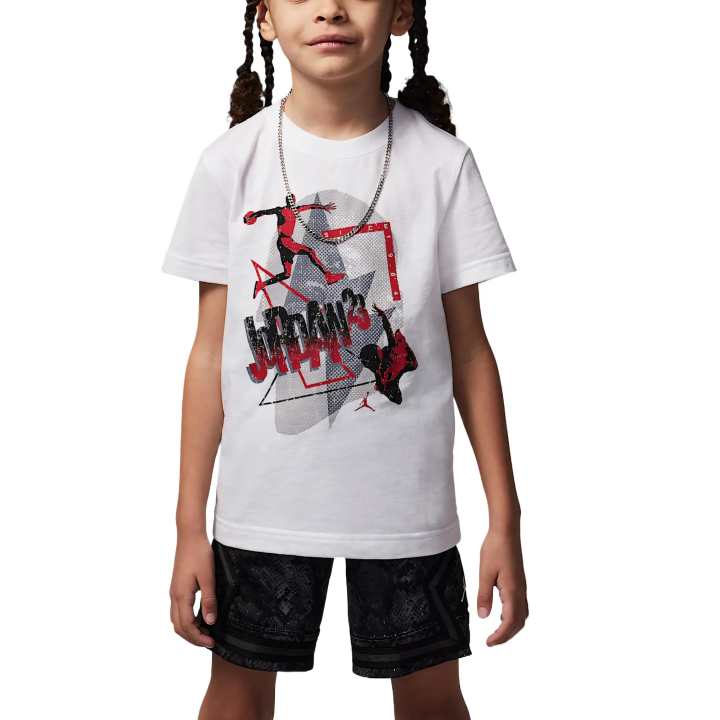 Jordan Jordan Kids T Shirts Crew Neck Moderate