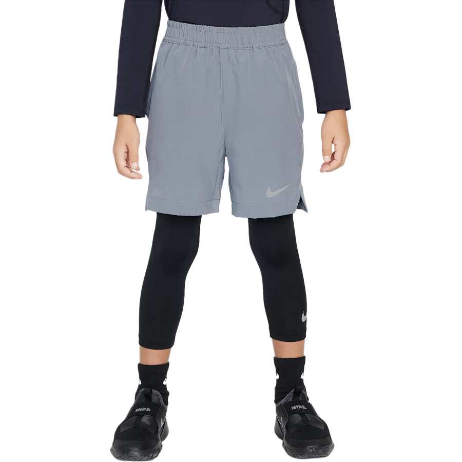 Nike Nike Dri Fit Shorts Children Aged 3 7 Years Old Smoke Gray