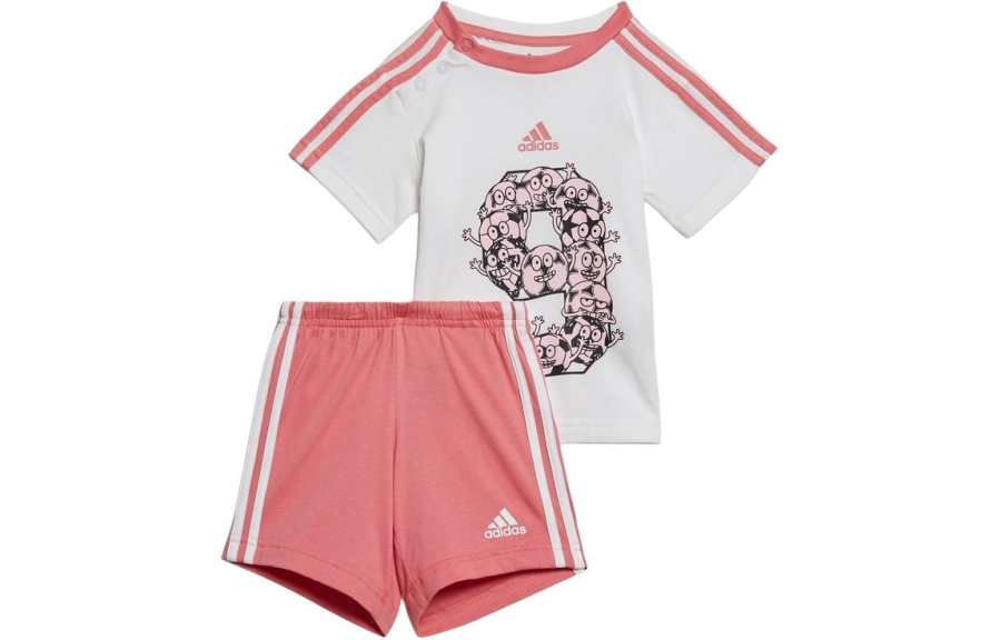 Adidas Adidas Infant And Toddler Suit White/Rose Red/Rose Red/White Infant And Toddler