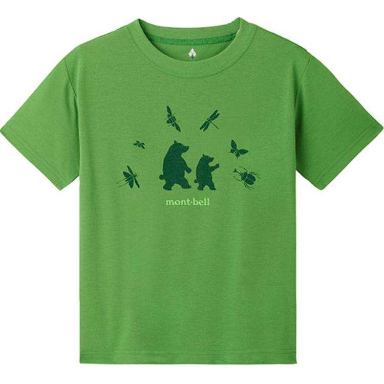 MONTBELL Kids T Shirts Crew Neck Moderate