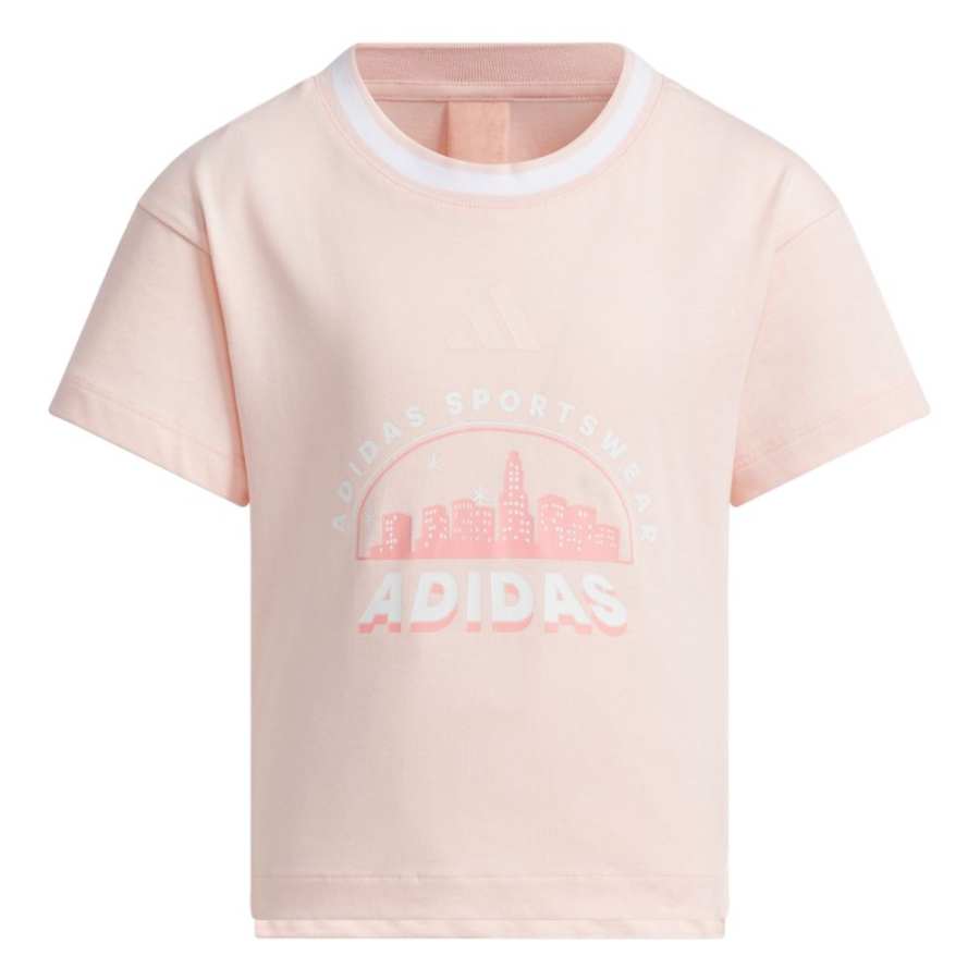 Adidas Adidas T Shirt Ice Crystal Pink Children Aged 3 7 Years Old