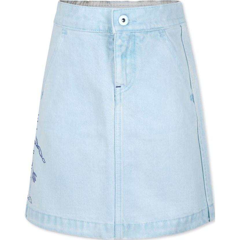 Burberry SS24 Brand Logo Moderate Skirt Kids' Blue