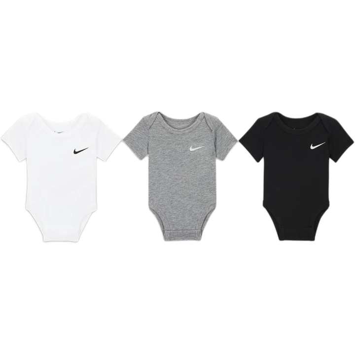 Nike Nike Jumpsuit Swoosh 3 Pack 3 Pack Black Infant And Toddler