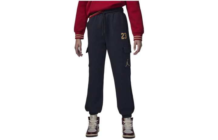 Jordan Jordan Knitted Sweatpants MJ Chinese New Year Dark Smoke Gray Kids'
