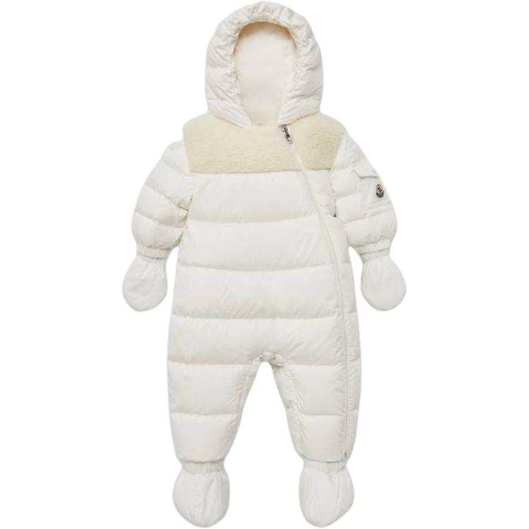 Moncler Jumpsuit White Infant And Toddler
