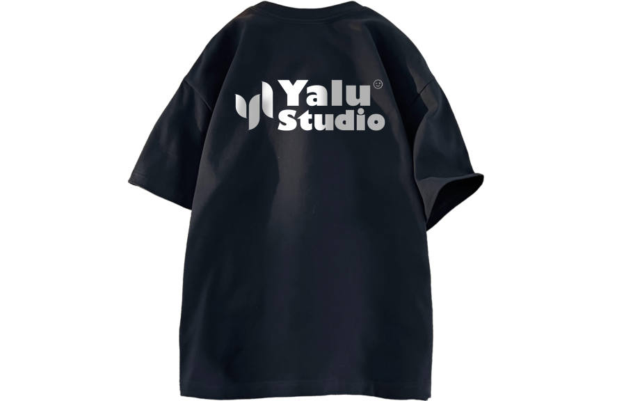 YALU T Shirts Unisex Crew Neck Moderate Heavyweight