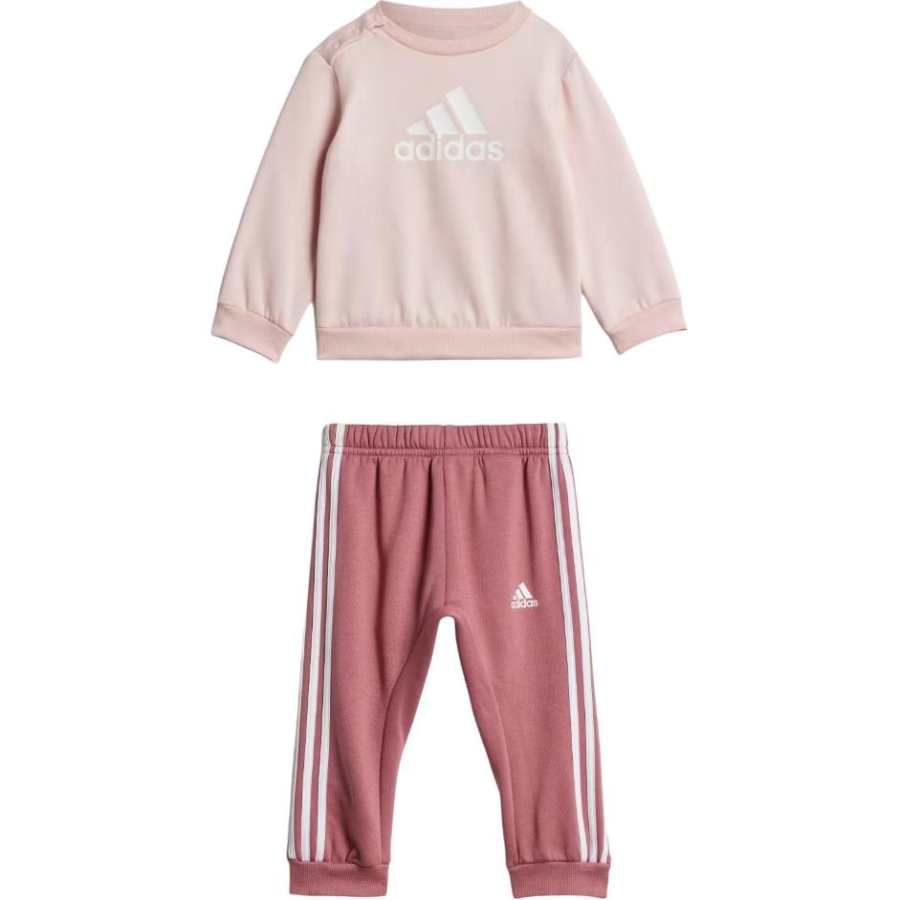 Adidas Adidas Kids Matching Sets BADGE Of SPORT JOGGER SET Sand Pink Infant And Toddler