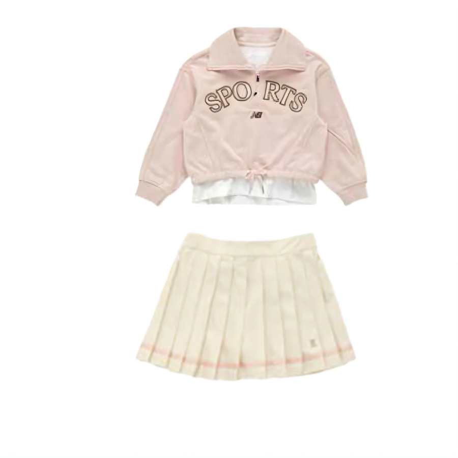 New Balance Children Aged 3 7 Years Old New Balance Skirt Set Pink
