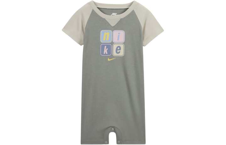Nike Nike Baby 0 9M Short Romper Coverall Baby Green