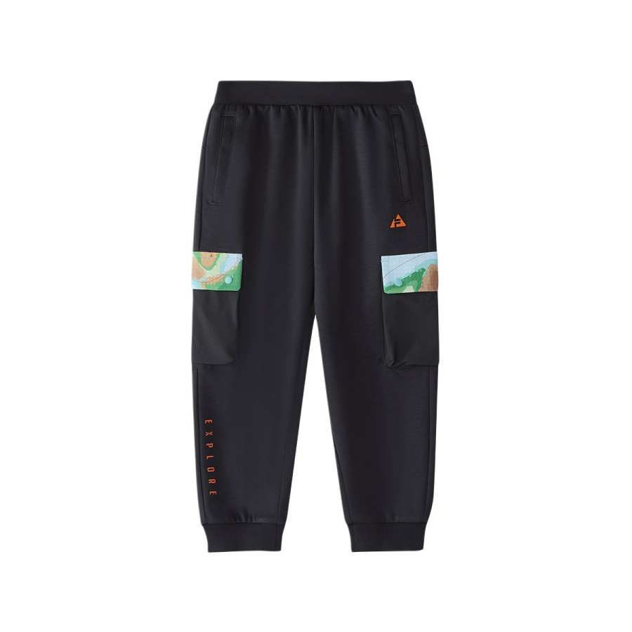 FILA KIDS Knitted Sweatpants Tail Blue Children Aged 3 7 Years Old