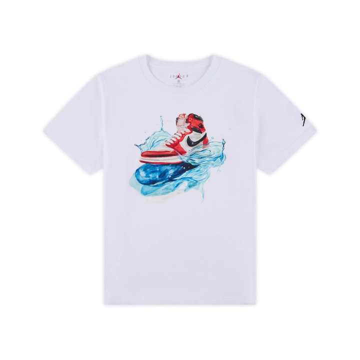 Jordan Jordan AJ1Jumpman T Shirt White Kids'