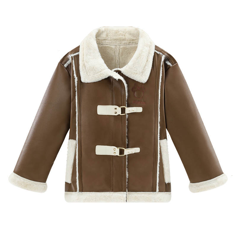 Disney Kids Parka Coats Lapel Thickened