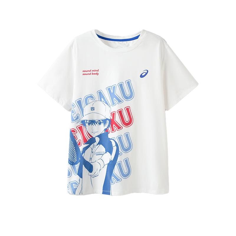 Asics Sports Performance T Shirt SS25 0001 Raw White Children Aged 3 7 Years Old
