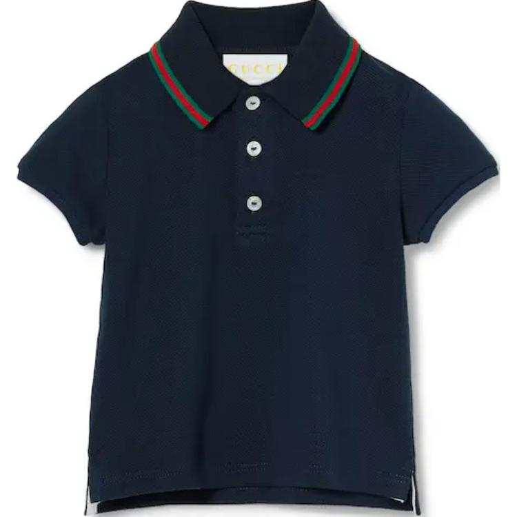 GUCCI T Shirt SS25 Dark Blue Infant And Toddler