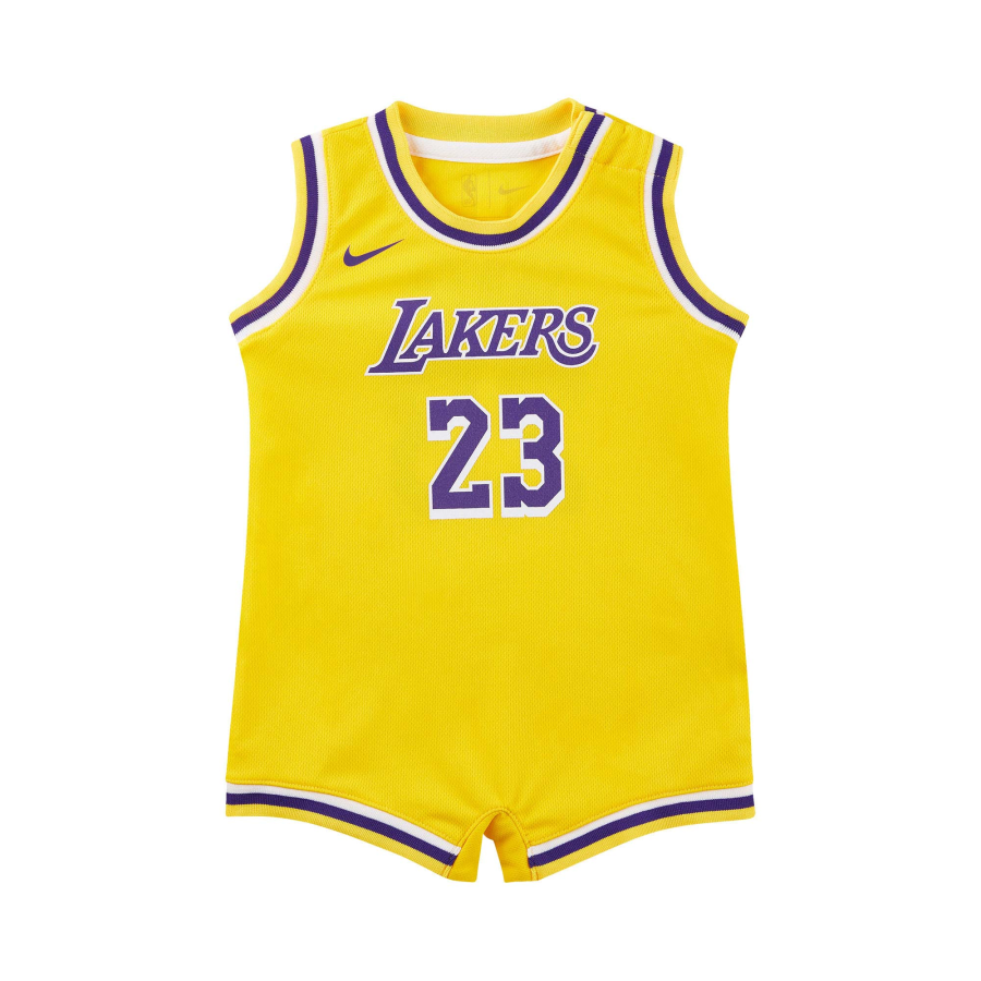 Nike Nike x NBA Jumpsuit Icon Los Angeles Lakers Yellow Infant And Toddler
