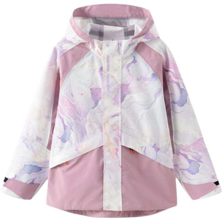 Asics Windbreaker Jacket Japanese Trendy Purple Pink Teenagers
