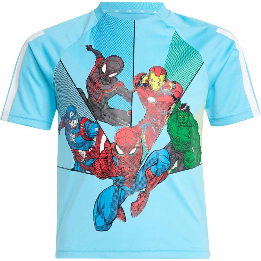 Adidas Adidas x MARVEL T Shirt Blue Kids'
