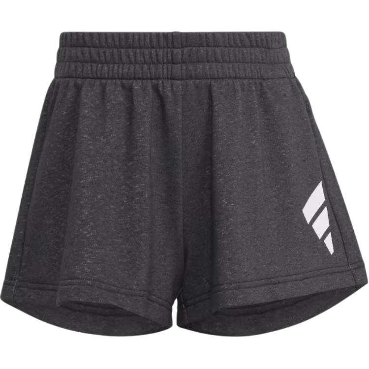 Adidas Adidas Future Icons 3 Stripes Loose Cotton Shorts Teenagers Black/White