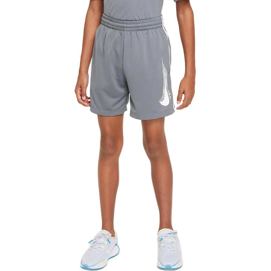 Nike Nike Dri Fit Shorts Teenagers Smoke Gray/White/White