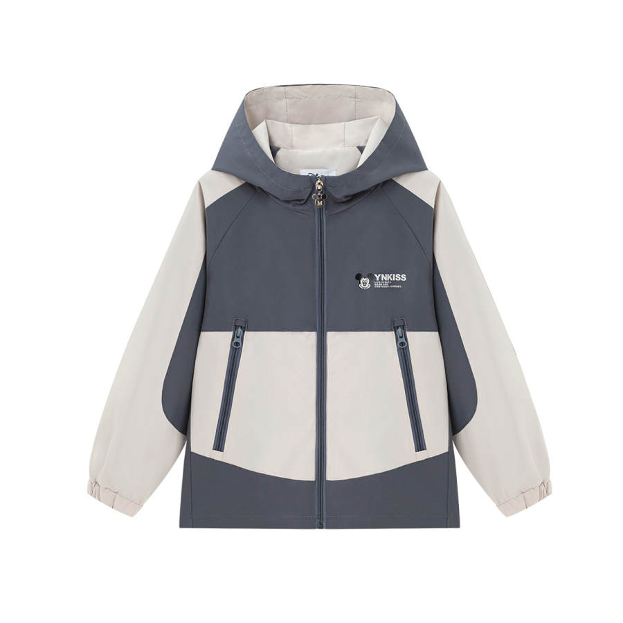 Disney Windbreaker Jacket Apricot & Navy Blue Kids'
